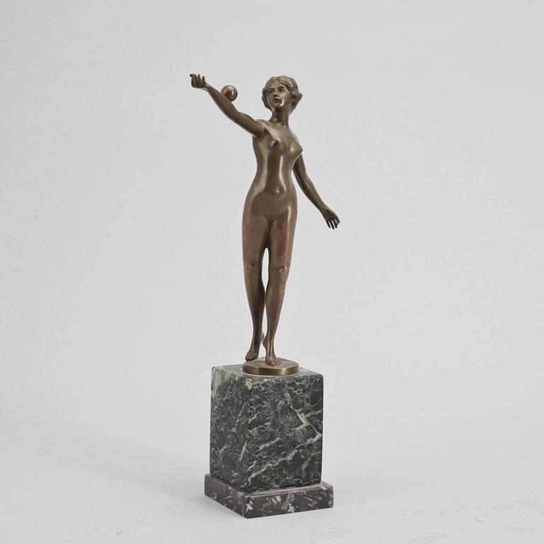 SKULPTUR, brons, signerad Thiermann, 1900-talets första hälft.