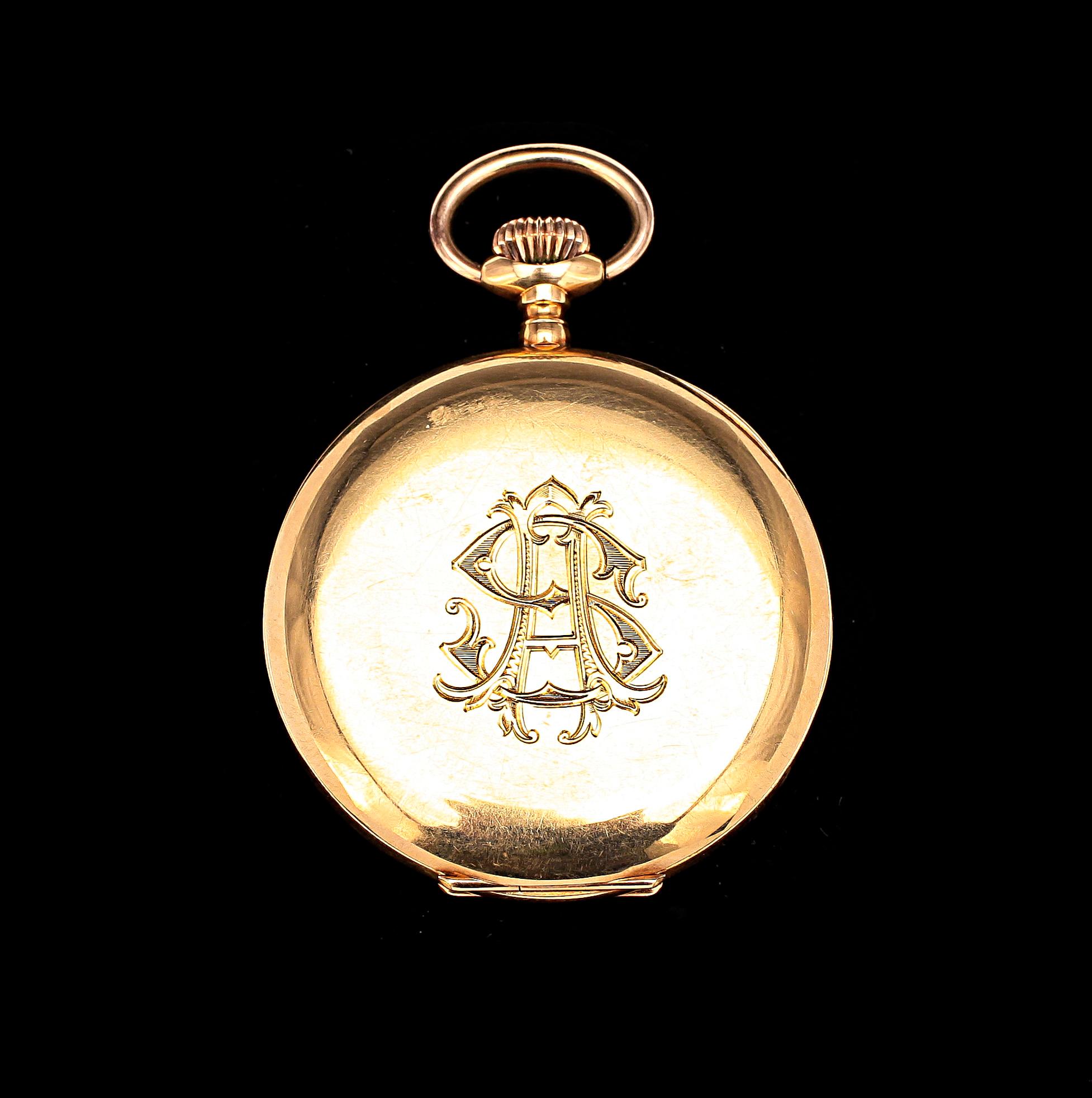 HERRFICKUR, 14k guld. 1900-talets början. Tot vikt 88,9g.