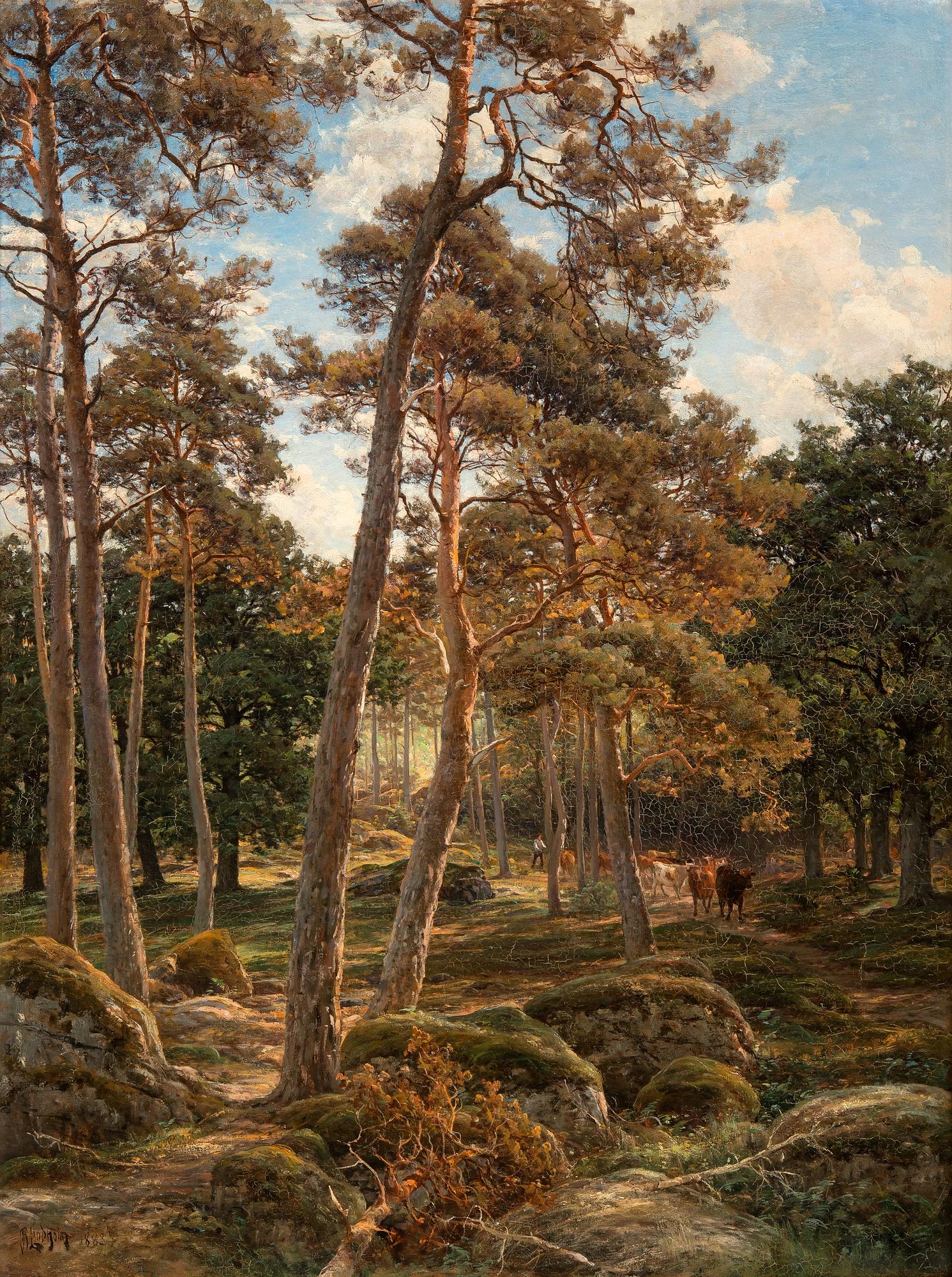 Berndt Lindholm, PÅ SKOGSVÄGEN.