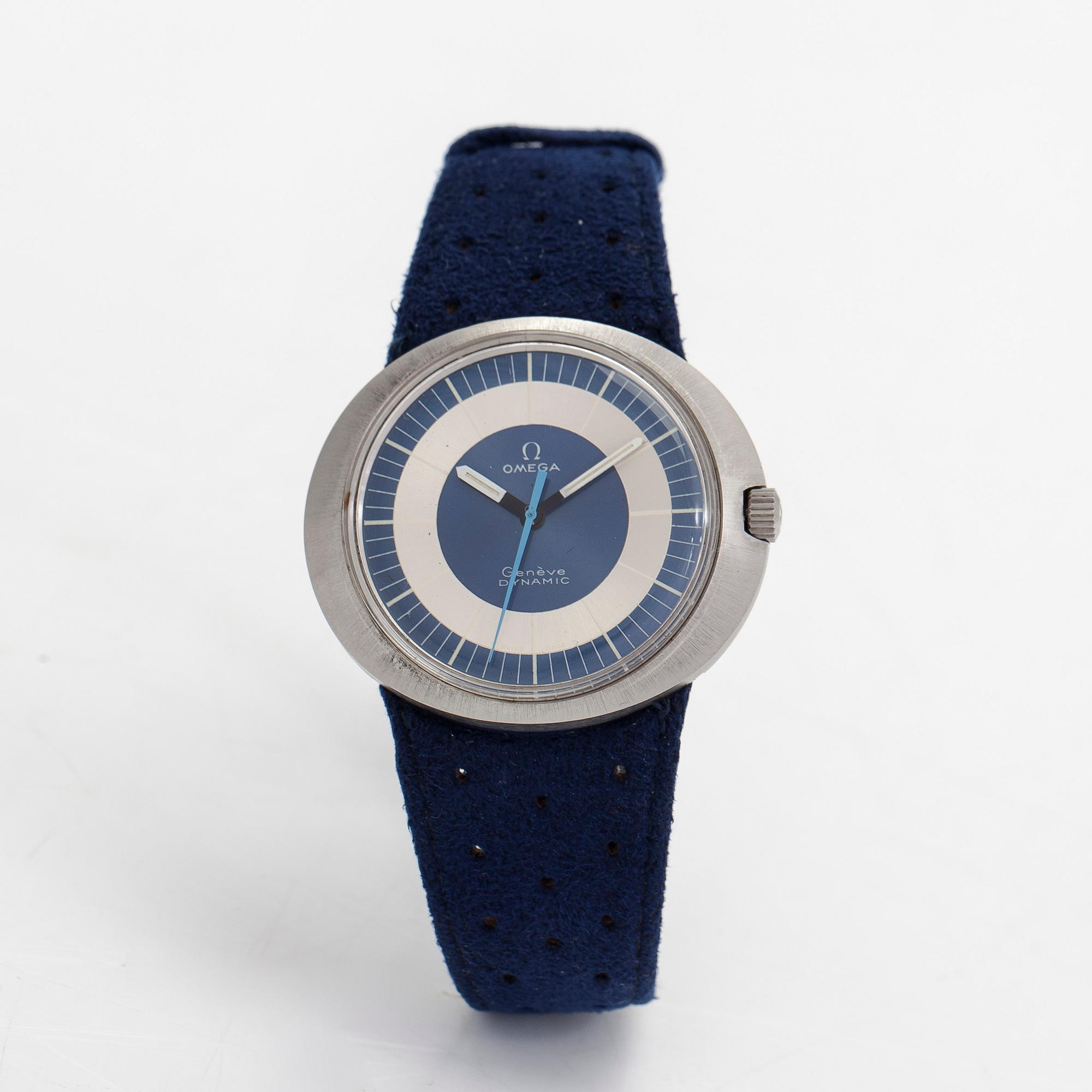 Omega, Genève, Dynamic, armbandsur, 41.5 x 36.5 mm.