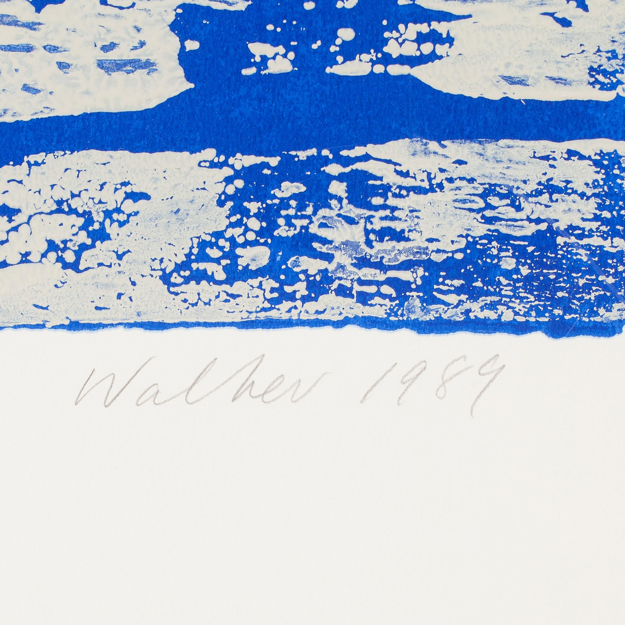 JOHN WALKER, färgserigrafi, signerad och daterad 1989, numrerad 11/35.