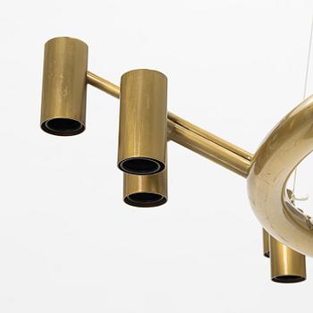 A Scandinavian Modern ceiling lamp, 1960s.