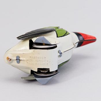 ARNOLD, motorcykel, "Mac 700", Tyskland 1950-tal och JOUSTRA, "Gigi" Frankrike 1950-tal, båda i originalförpackning.