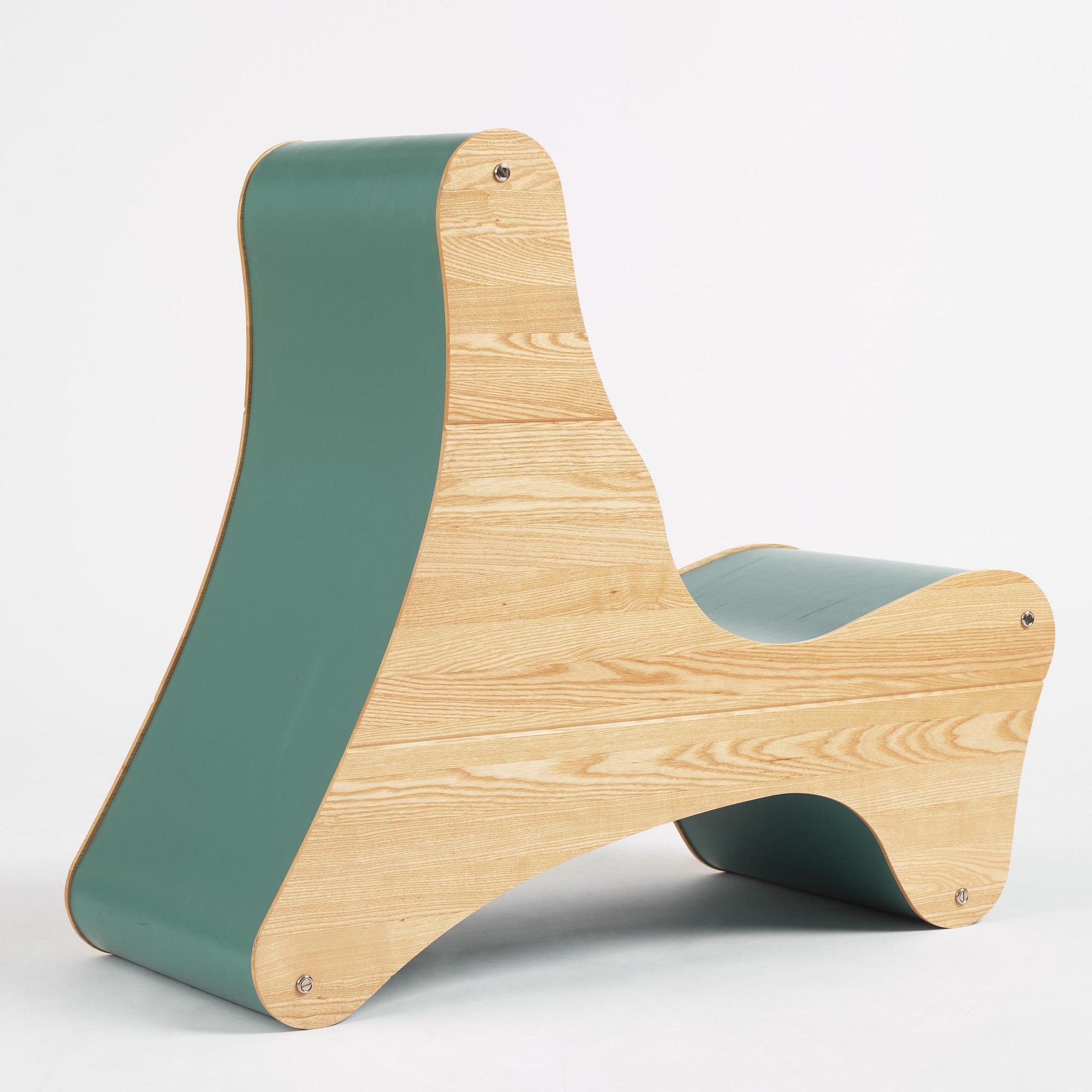 Frederick John Kiesler, a "Correalist Instrument" chair, Wittmann Möbelwerkstätten, Austria, post 2002.