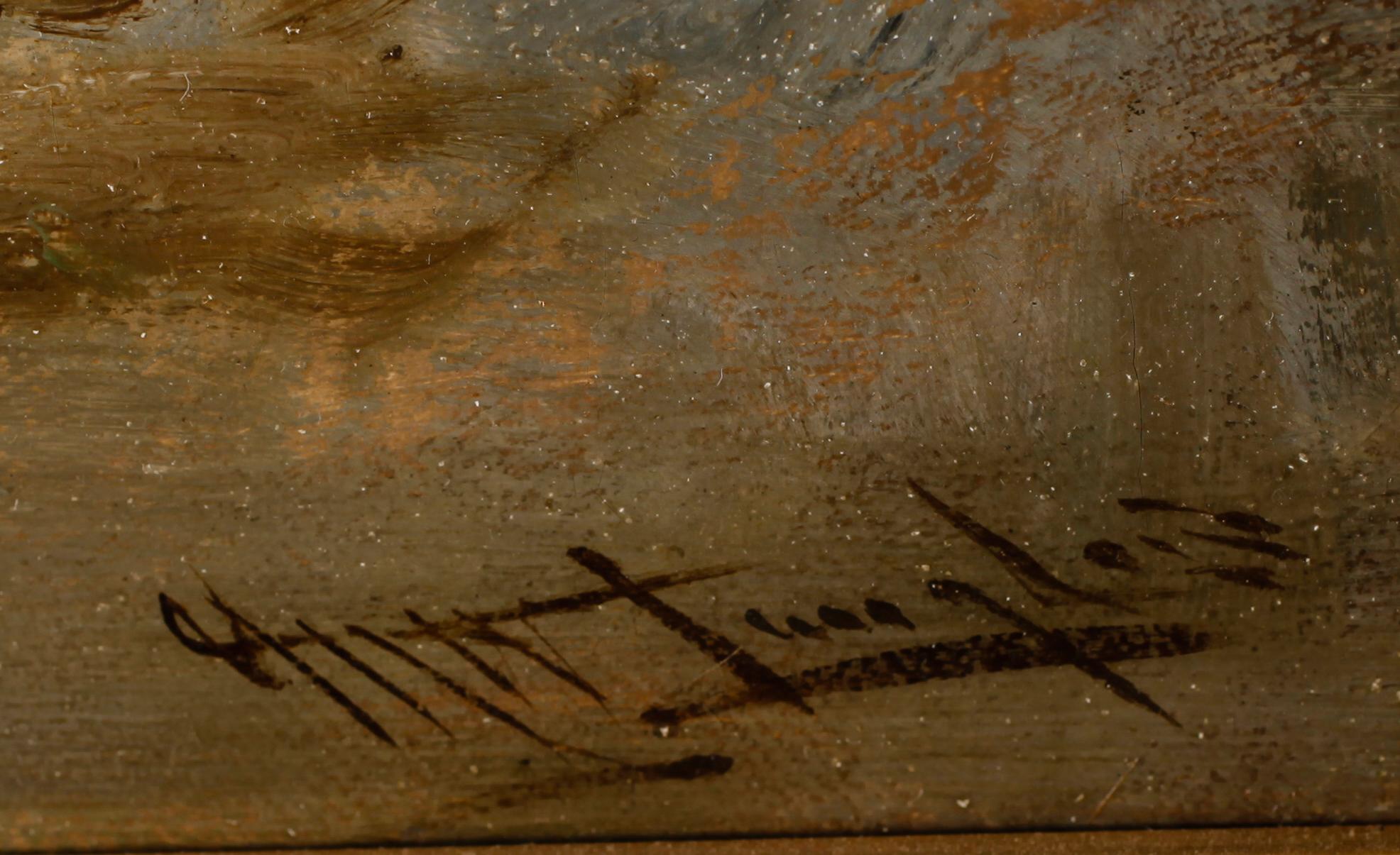 MARK WILLIAM LANGLOIS, olja på duk, signerad.