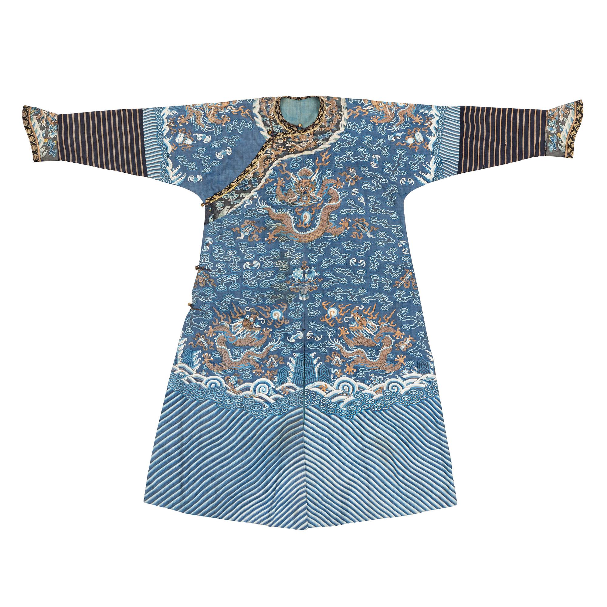 Rock, siden. Qingdynastin, 1800-tal.