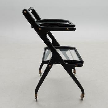 A serving trolley, 'Milano', Keravan puusepäntehdas, Stockmann, Finland. 1950s-1960s.