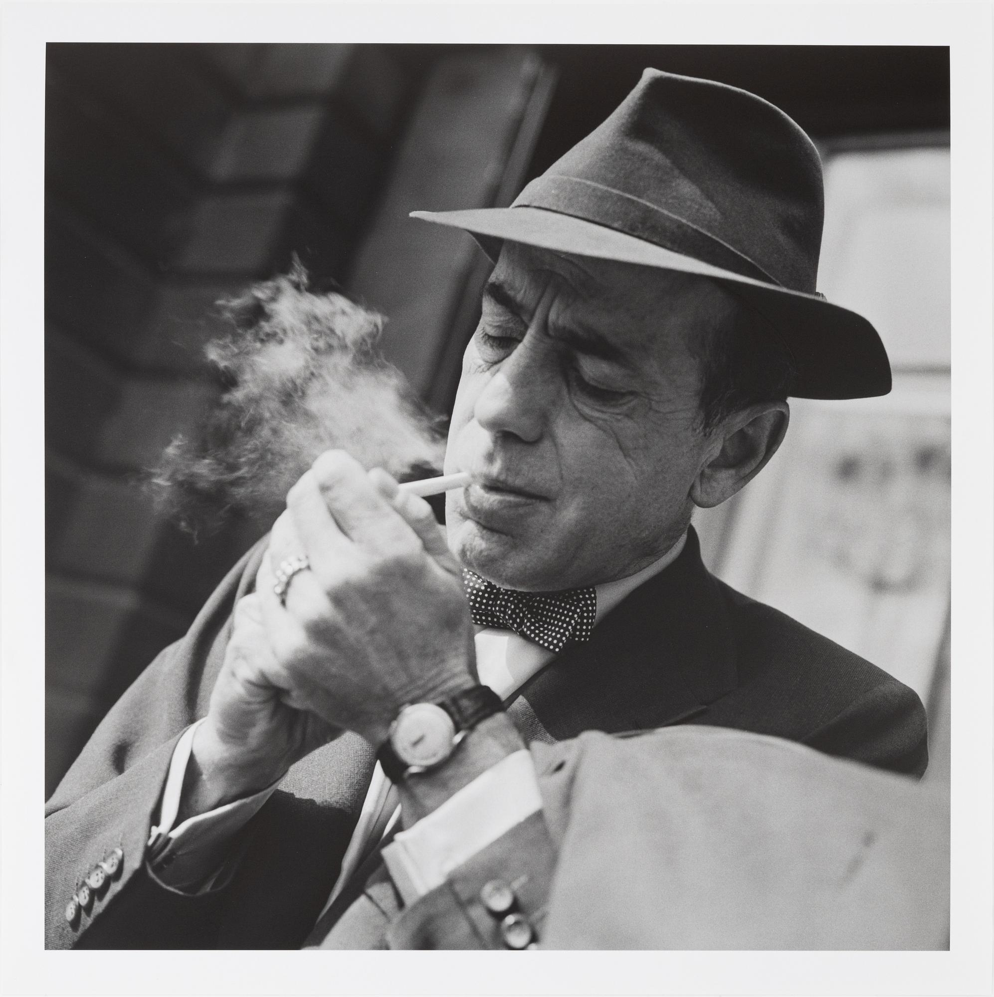 Per-Olow Anderson, "Humphrey Bogart at Place de la Concorde, Paris 1954".