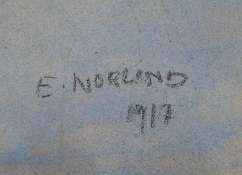 ERNST NORLIND, blandteknik, signerad och daterad 1917.