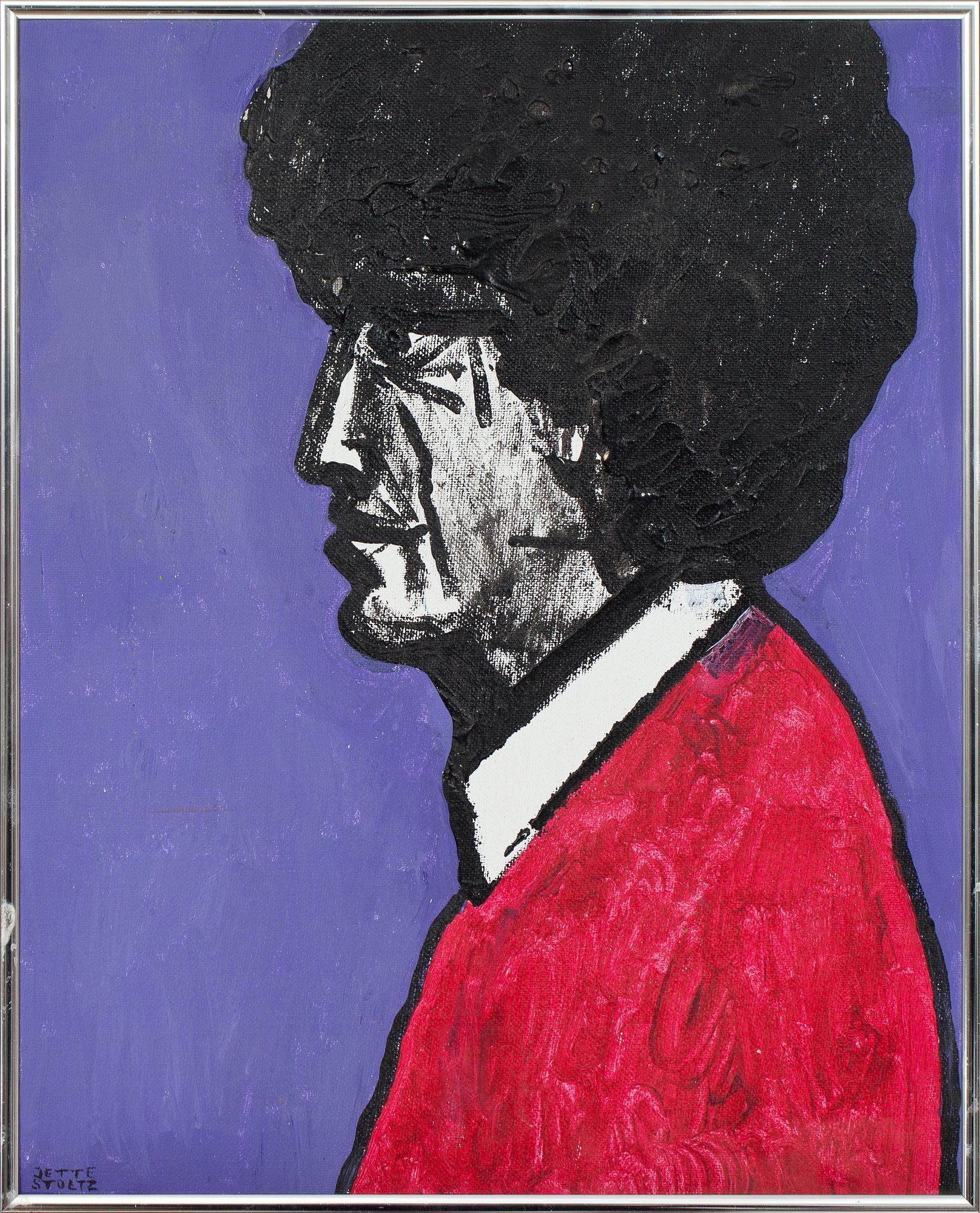 JETTE STOLTZ, oljor på pannå mm, 5 st, 3 sign.