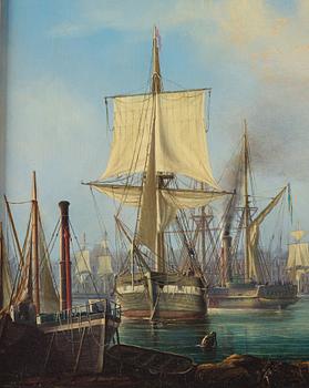 Per Wilhelm Cedergren, Vy mot Stockholms slott från Saltsjön.