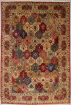 A CARPET Old, Tabriz probably 354 x 244 cm.