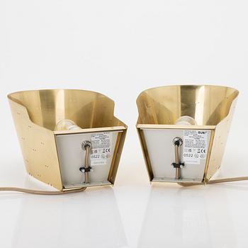 Paavo Tynell, Wall lights, a pair, model "9464", Gubi, 2000s.