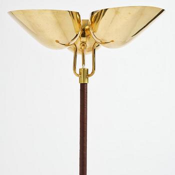 Carl-Axel Acking, a brass floor lamp model "2645", Bröderna Malmströms Metallvarufabrik, Malmö, 1940s-50s.