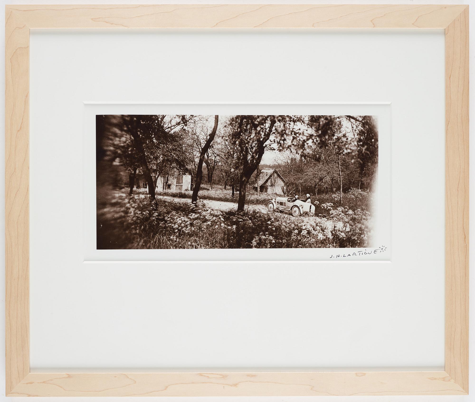 Jacques-Henri Lartigue, fotografi signerad.