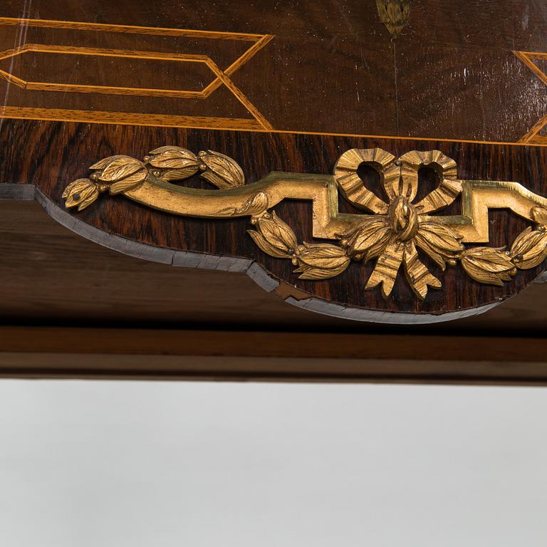 A Swedish Louis XVI-style chest of drawers, signed Arthur Karlström, Lysekil, Sweden, dated 1946.
