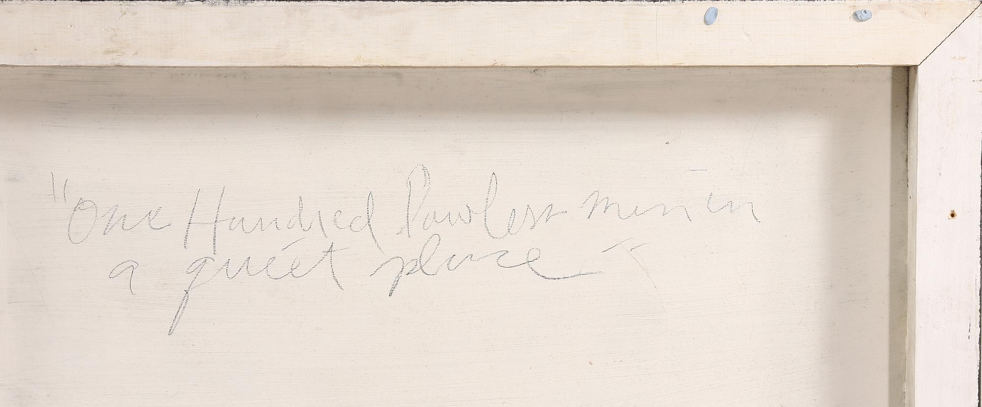 OKÄND KONSTNÄR, olja på pannå, sign Kovisto samt dat 1984 a' tergo.