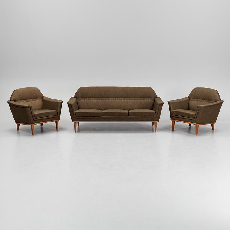 Soffa och fåtöljer, ett par, Sverige, 1950/1960-tal.