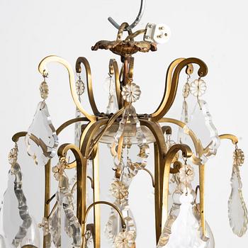 Ljuskrona, rokokostil, tidigt 1900-tal.