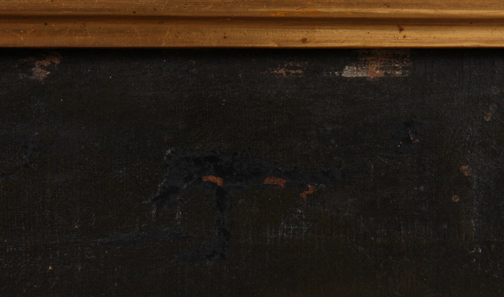 OKÄND KONSTNÄR, olja på duk, 1700/1800-tal.