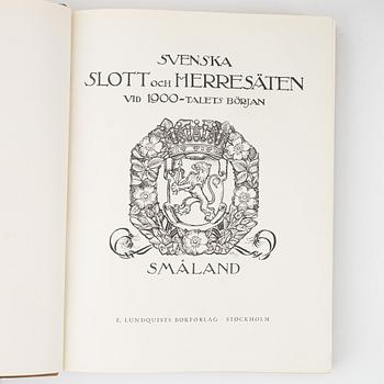 "Svenska slott och herresäten vid 1900-talets början", 5 vol, Stockholm 1908-14; samt Ny följd 4 vol, Stockholm 1918-23.