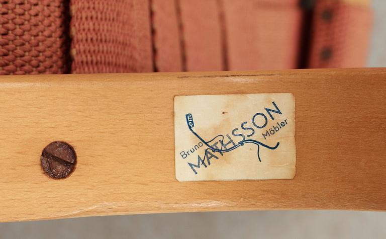 BRUNO MATHSSON, arbetsstol, Firma Karl Mathsson, Värnamo 1940-tal.