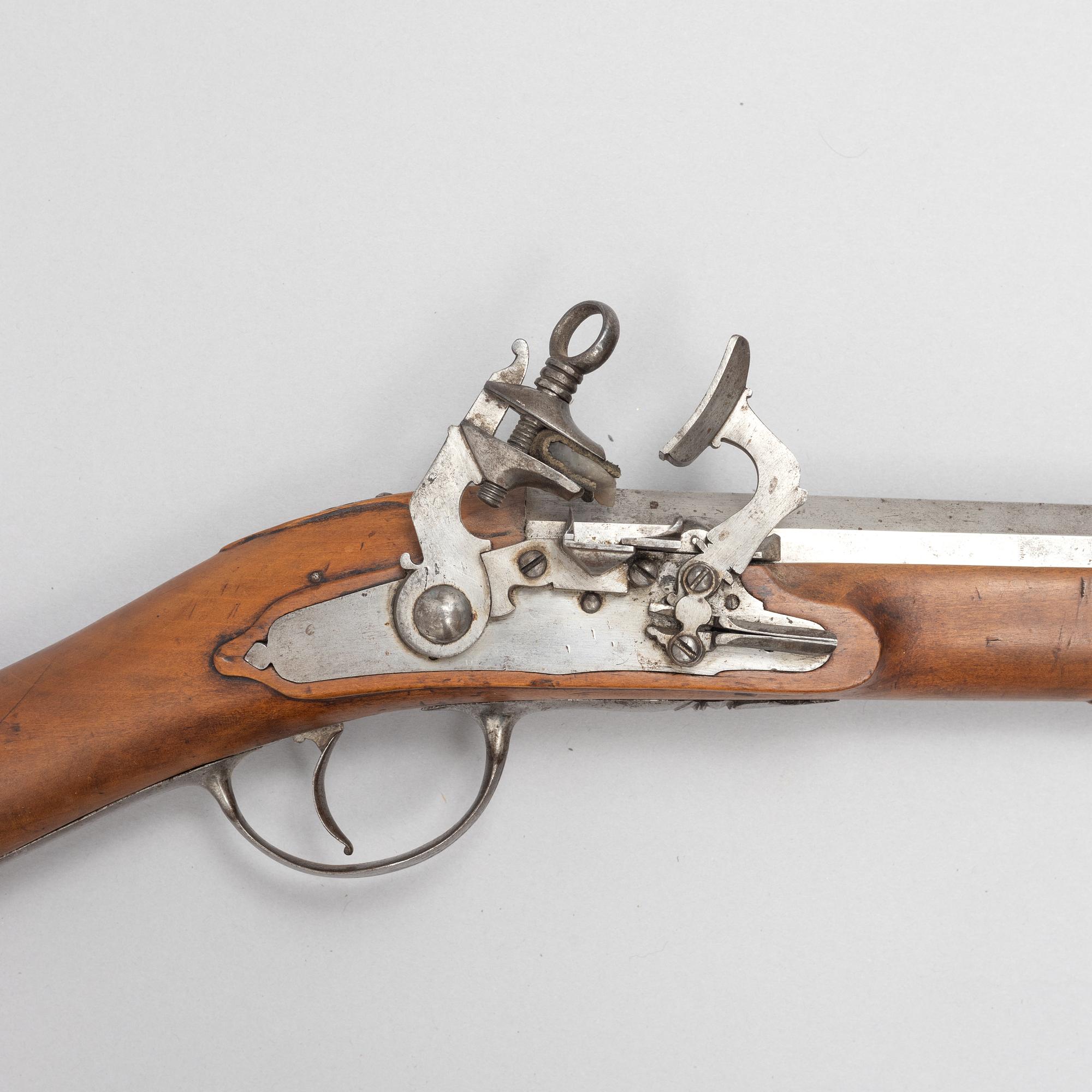 Snaphaunce gun, signed Balthasar Zellner, first half of the 18th century.