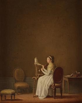 Pehr Hilleström, "Spinnerska".