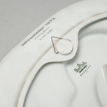 A wall decoration porcelain, Natale Sapone, Rosenthal, 1972.