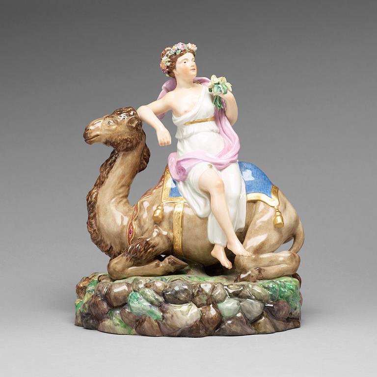 A Royal Copenhagen allegorical figure representing 'Asia', Denmark, 1920.