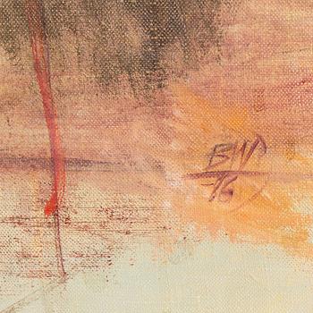 Berndt Wennström, olja på duk, signerad.