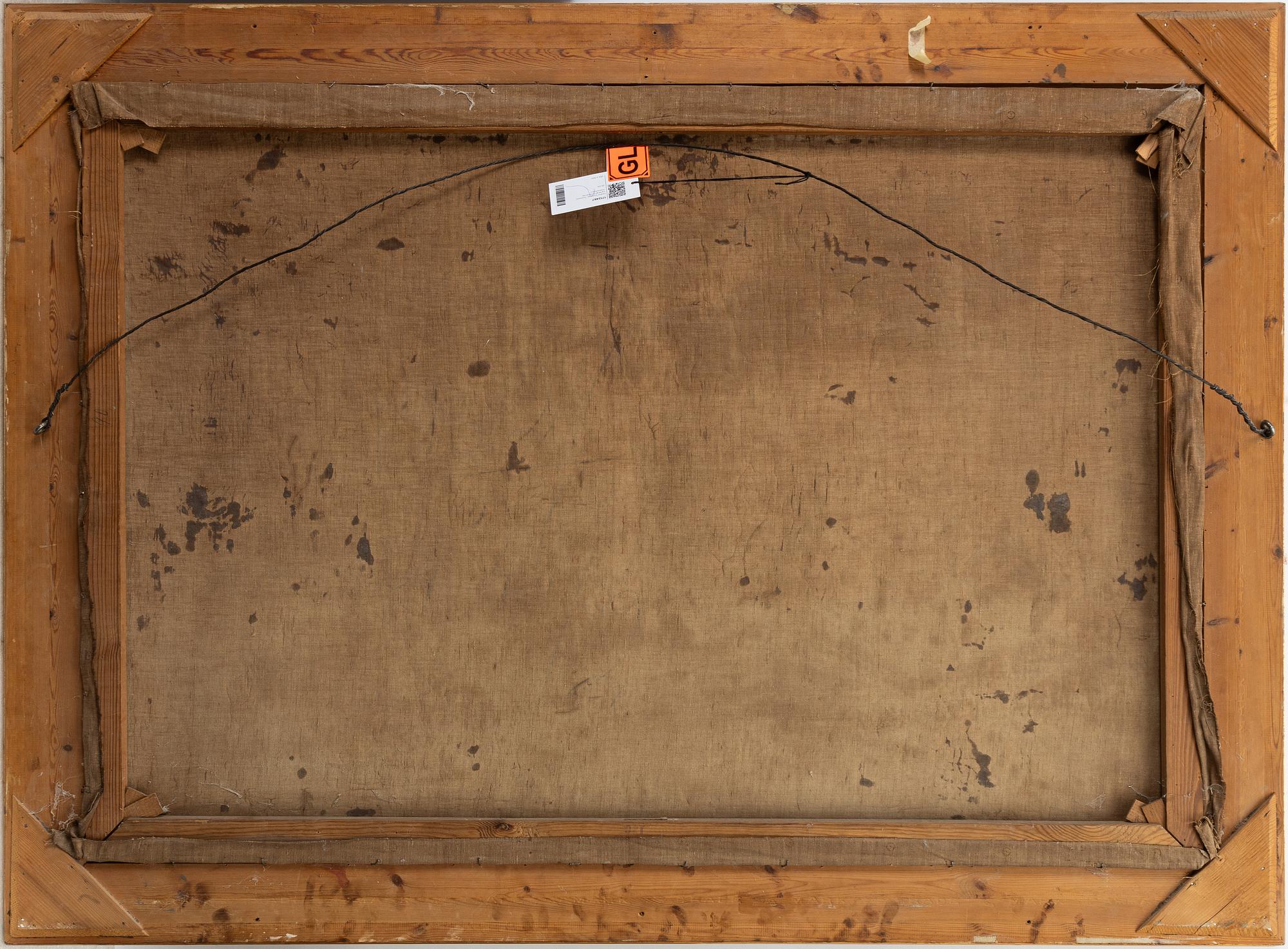 Okänd konstnär, Tyskland, signerad Scherdman, Hamnmotiv.