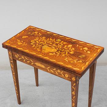 An English or Dutch games table from the 19th century.