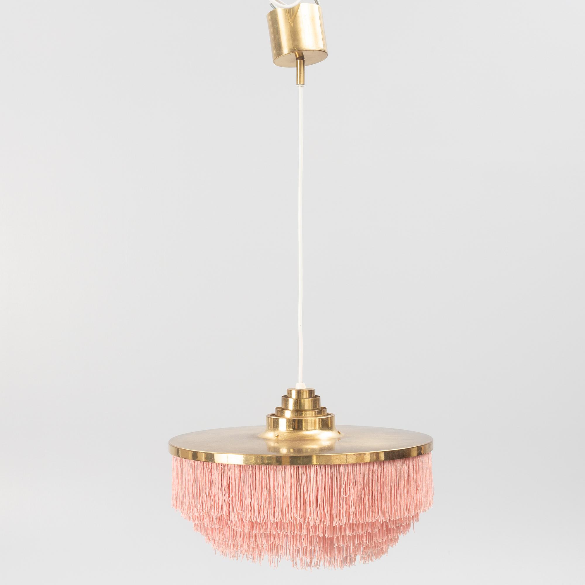 Hans-Agne Jakobsson, a model "T-603" ceiling lamp, Hans-Agne Jakobsson AB, Markaryd, Sweden, 1960's/70's.