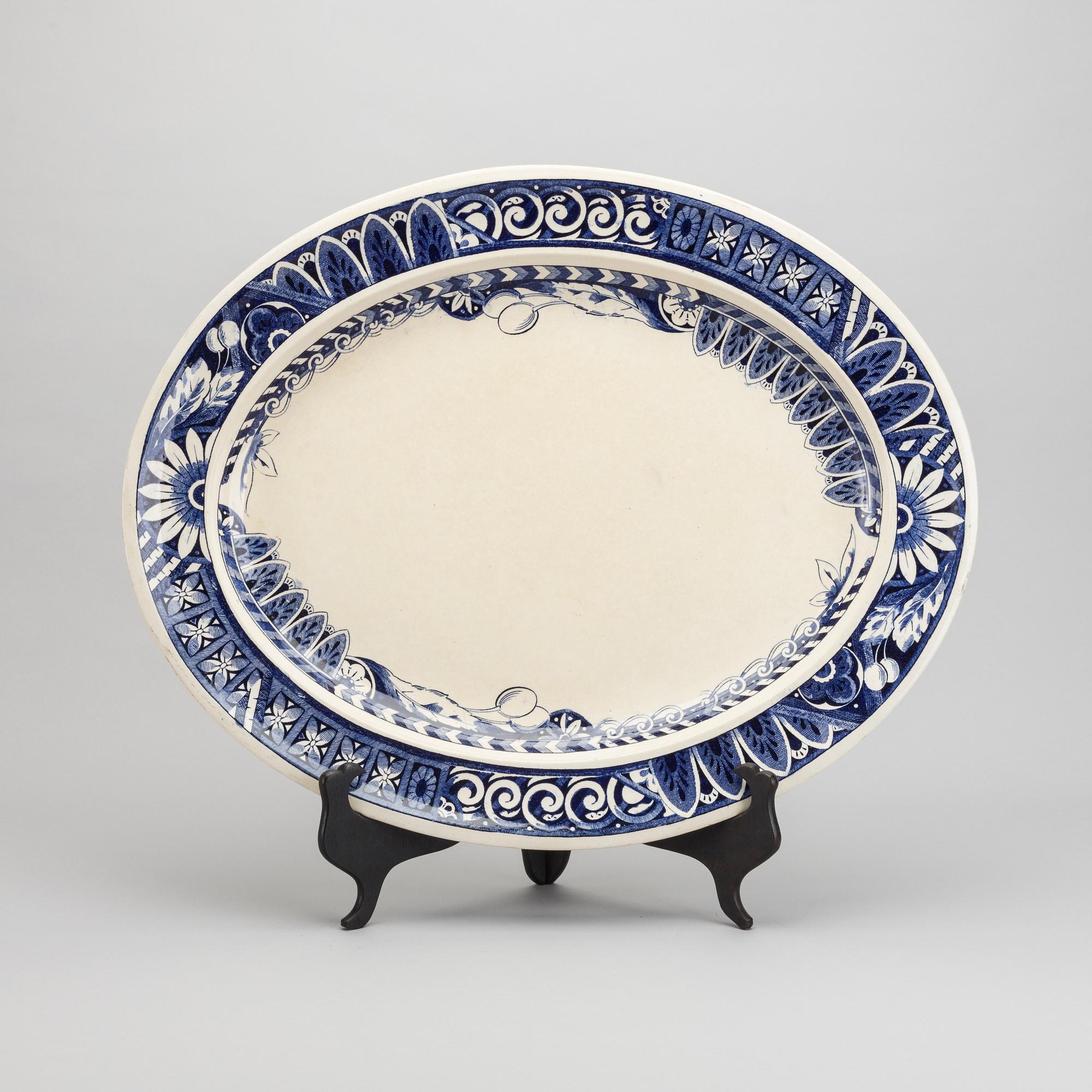 FAT samt SÅSSKÅL flintgods England omkring 1900.