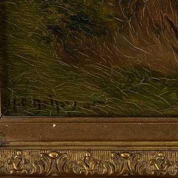 HIPPOLYTE-CAMILLE DELPY, oil on canvas, sigend and dated -05.