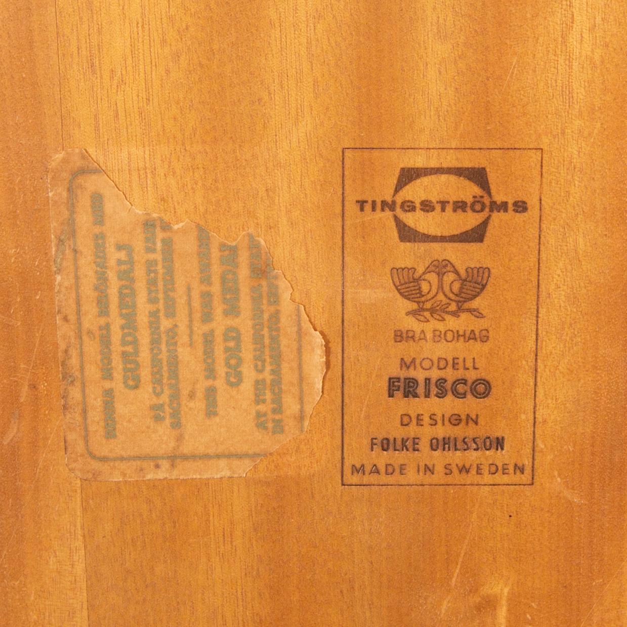 Folke Ohlsson, Coffee table, "Frisco", Tingströms Bra Bohag, 1950s / 60s.