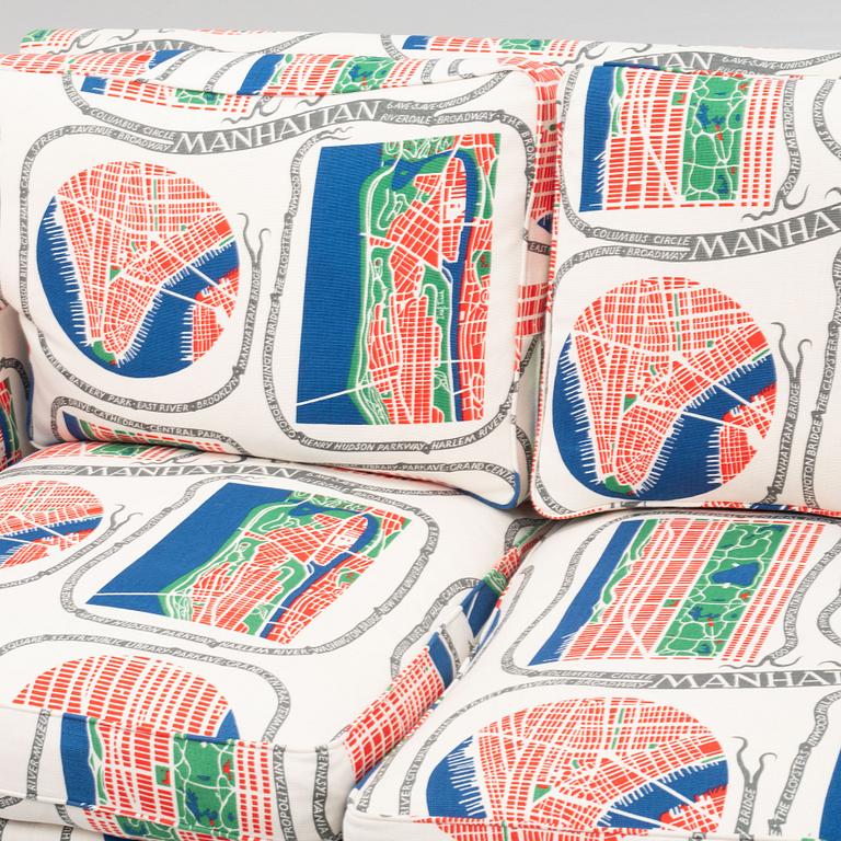 Josef Frank, soffa, modell 3031, Firma Svenskt Tenn.