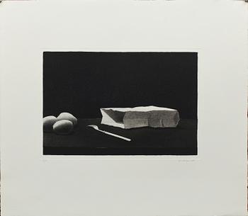 PENTTI KASKIPURO, 4 st, torrnål och akvatint, sign och numr 52/80.