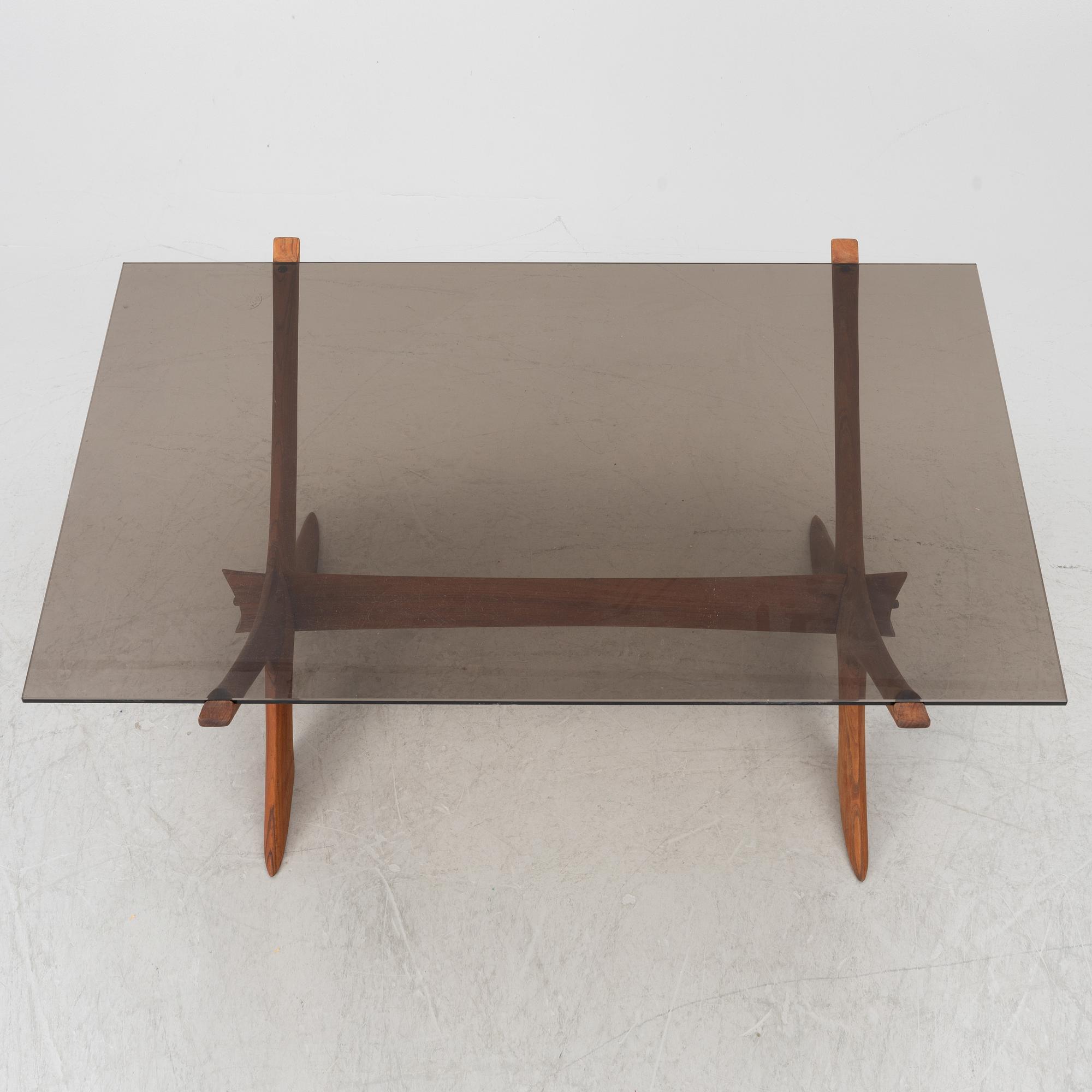 Fredrik Schriever-Abeln, a Nr 9" coffee table, Örebro Glasindustri, Sweden, 1960's.