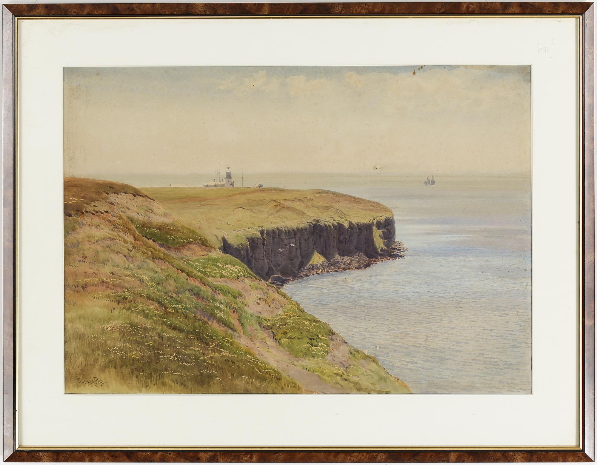 WILLIAM PYE, akvarell, signerad.