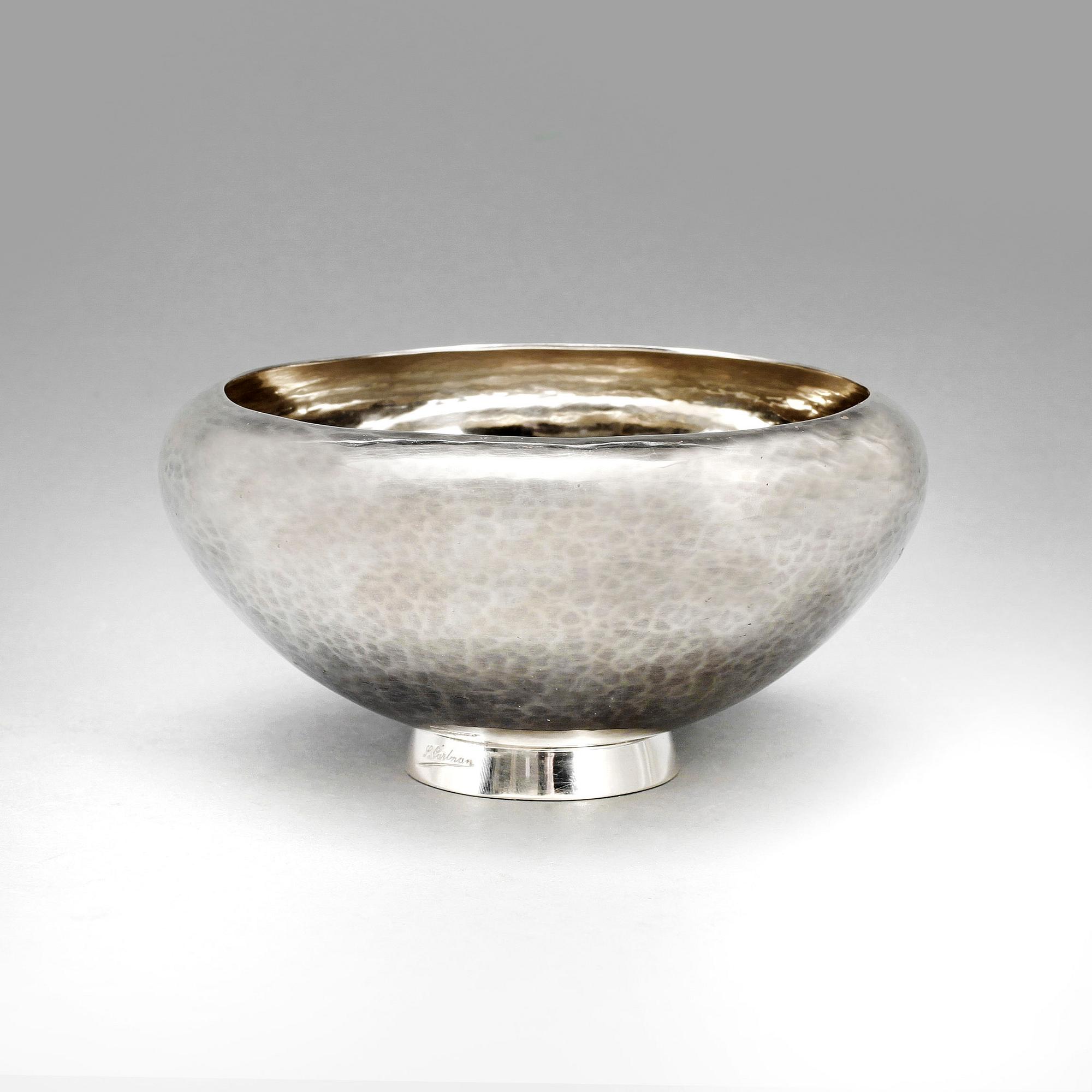 SKÅL, sterling silver, Sven Carlman för CF Carlman, Stockholm, 1979. Totalvikt ca355g.