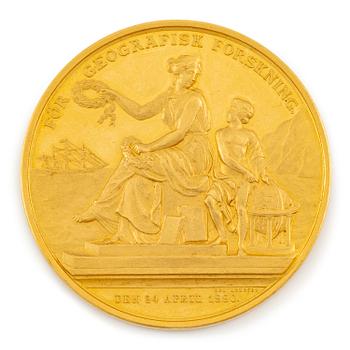 205. Otto Nordenskjöld's Vega Medal, The Swedish Society for Anthropology and Geography, 1904.