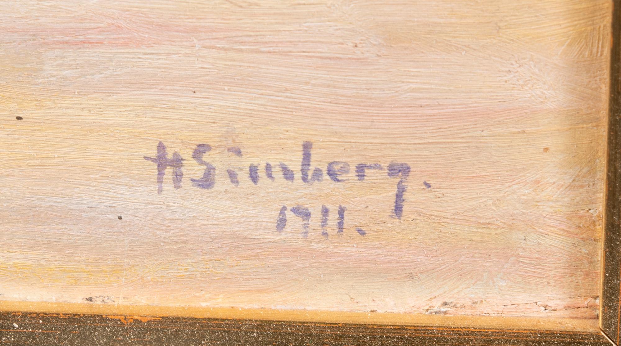 HUGO SIMBERG, ON THE BEACH.