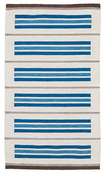 641. RUG. Flat weave. 215,5 x 124,5 cm. Sverige omkring 1960.