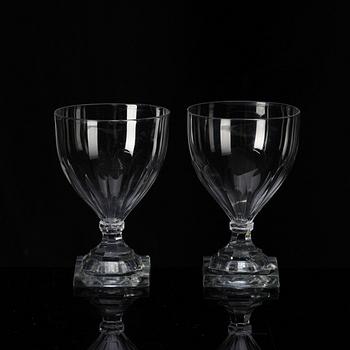 A set of 20 wine glasses, early 20th century.