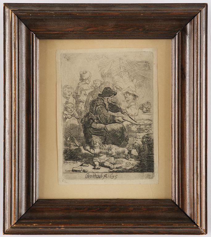 Rembrandt Harmensz van Rijn, "The Pancake Woman".