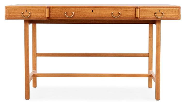 A Josef Frank mahogany desk, Firma Svenskt Tenn, model 1022.