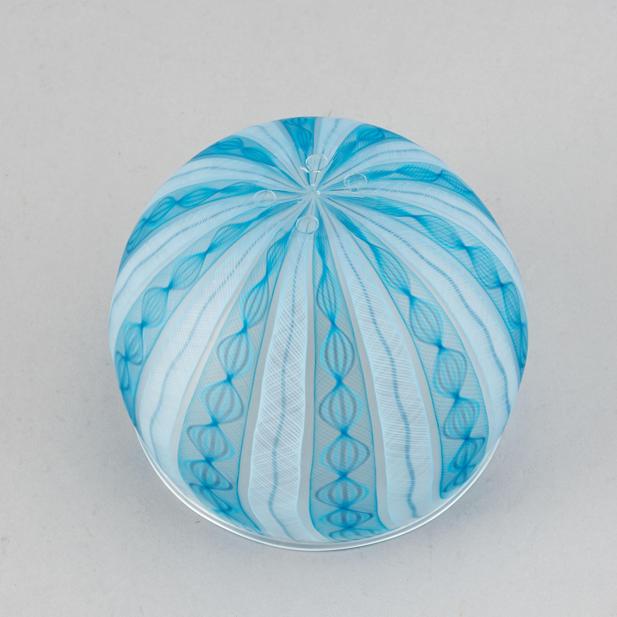 Tobias Møhl, a glass bowl, Ebeltoft, Denmark, dated 2001.