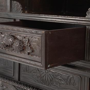 A Japanese wooden cabinet, first part of the 20th century.